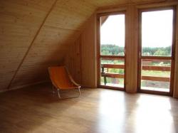 Gowidlino-domek drewniany z kominkiem